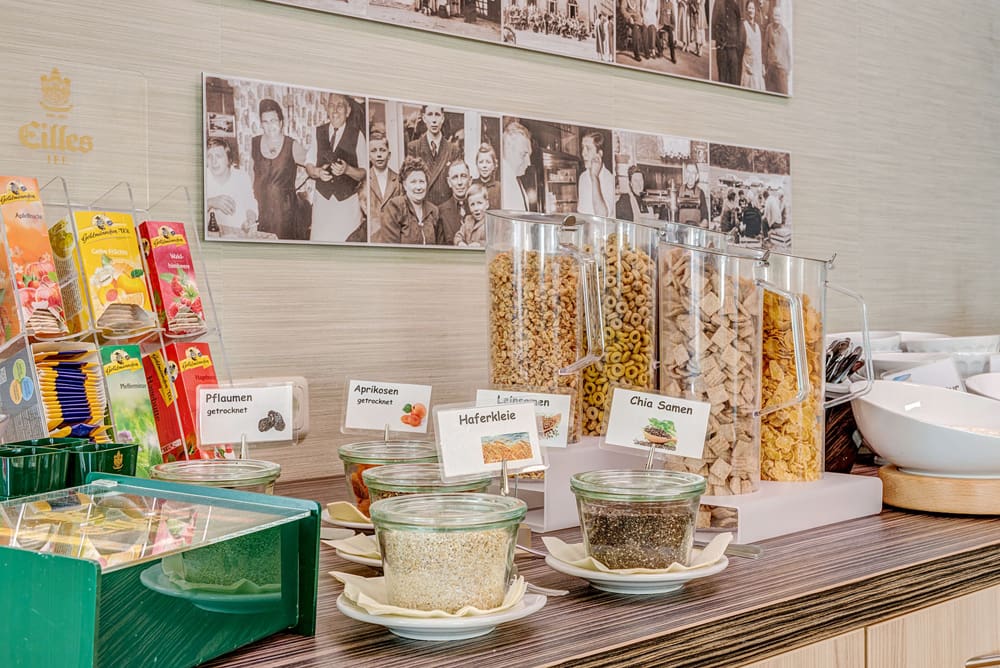 Frühstück Müsli Auswahl